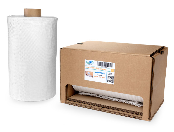 Honeycomb Packing Paper Set, 15" x 1400', White